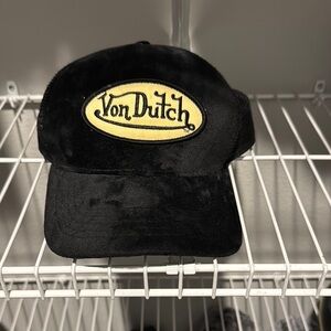Von Dutch Black Trucker Hat